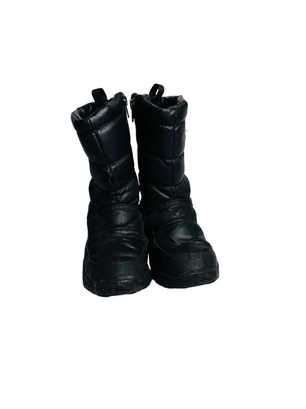 Magellan Outdoors Youth‎ Kids Black Winter Boots Side Zip Size 2